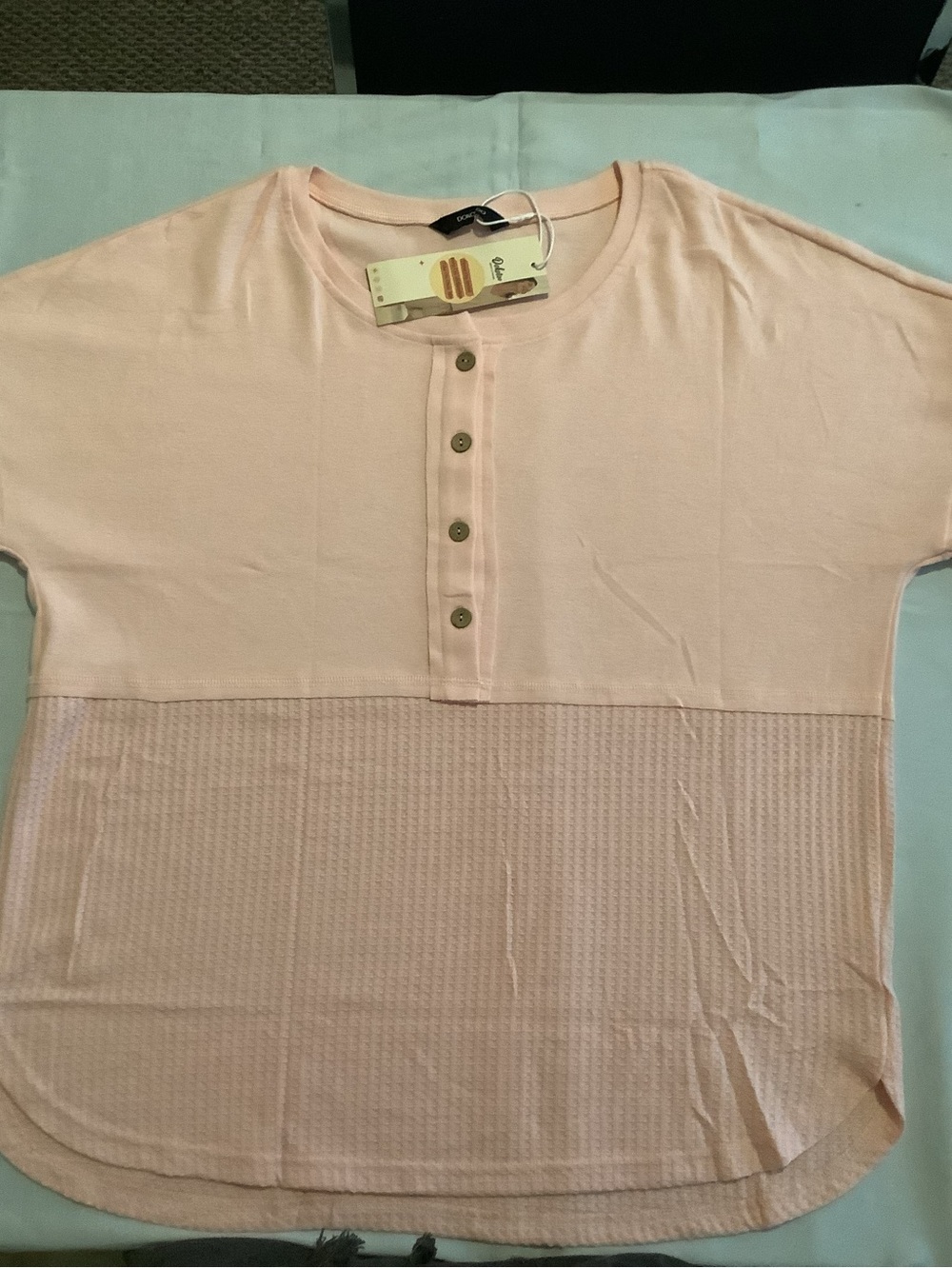 Pink pullover top